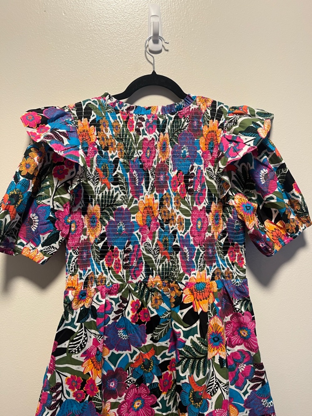 BALTIC BORN (NWT) Kyrie Puff Sleeve Short Dress, Multicolor Floral, Size XL - Picture 9 of 13